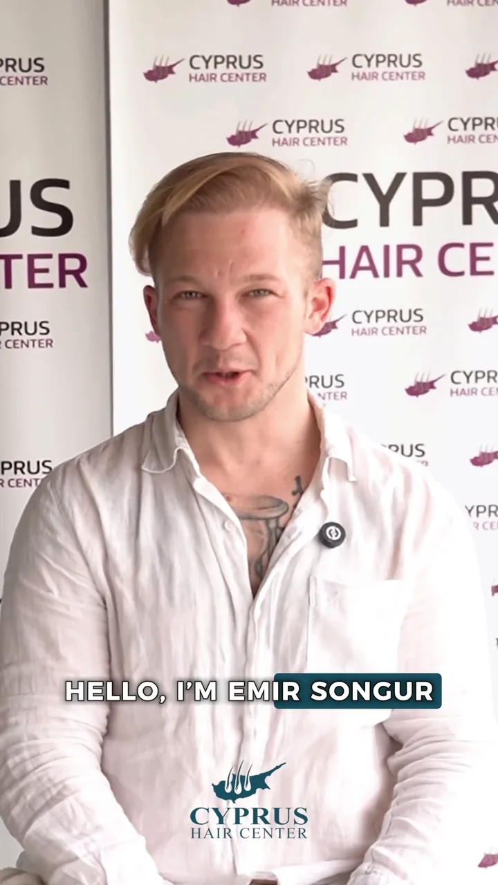 Patient story video: hair transplant at Cyprus Hair Center